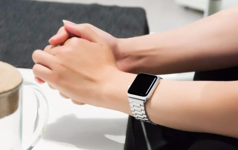 Stainless Steel Strap For Apple Watch - Premium Apple Watch Accessories from Dressmycell.com - Just $19! Shop now at Dressmycell.com Stainless Steel Strap For Apple Watch - Premium Apple Watch Accessories from Dressmycell.com - Just $19! Shop now at Dressmycell.com